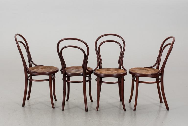 SIX THONET CHAIRS.