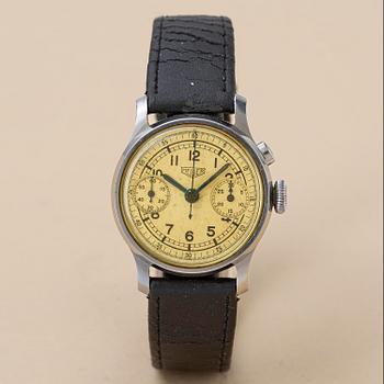 1150. Heuer, "Monopusher", "Sector dial", ca 1935.
