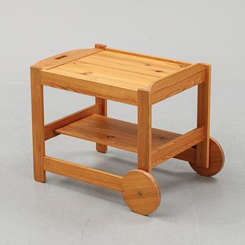 A pine drinks trolley, 1960's/70's.
