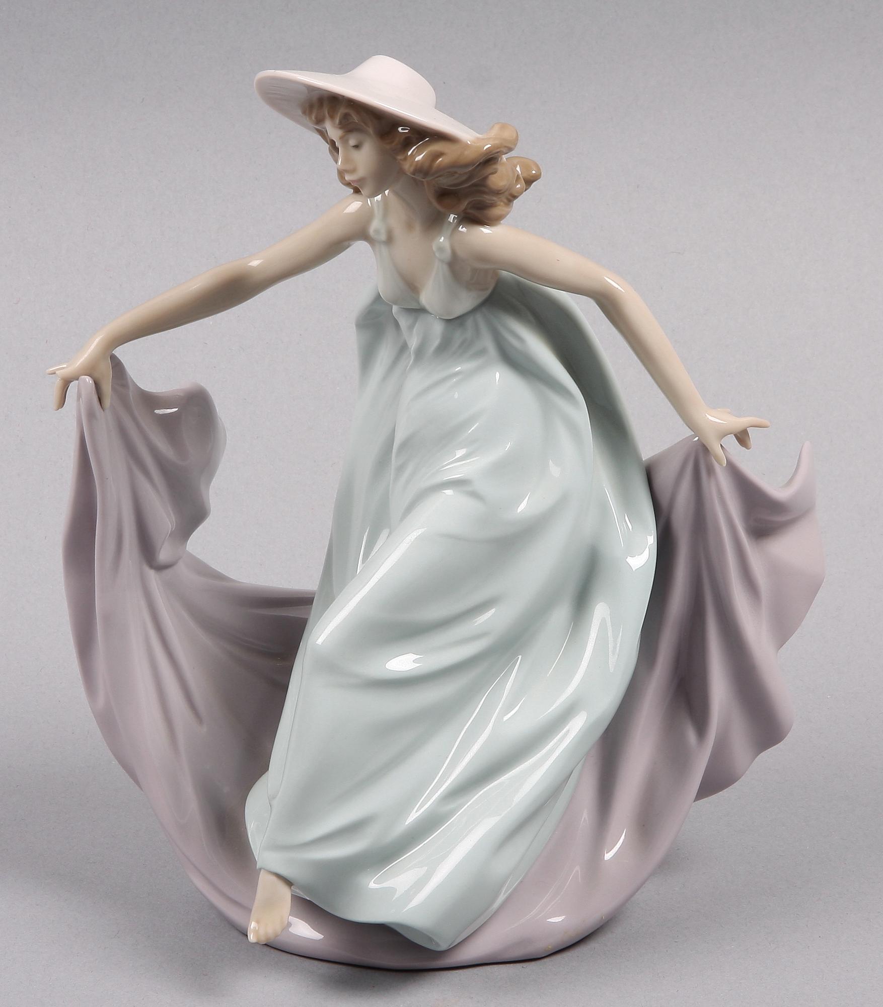 FIGURIN, porslin, Lladro, tillverkningsår 1990-2005.