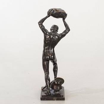 OTTO SCHMIDT-HOFER, after signed patinated bronze.