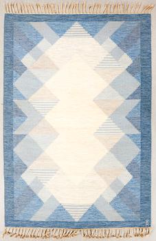 Anna-Johanna Ångtröm, a flat weave carpet labeled 234x163 cm.