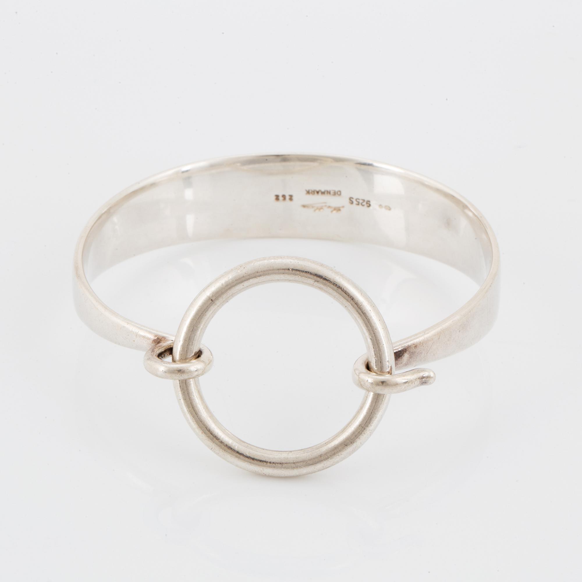BENT GABRIELSEN, för Hans Hansen, armband, nr 252, sterlingsilver.