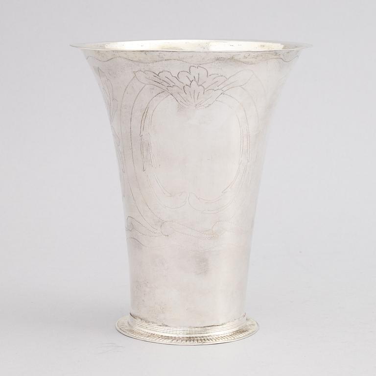 Christian Kullberg, bägare, silver, Ystad 1793.