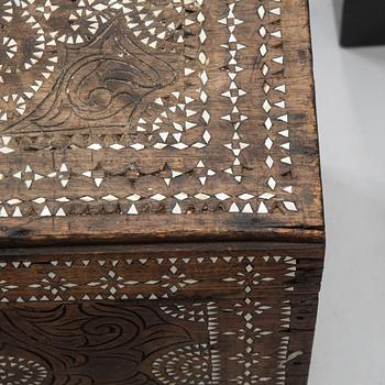 Two shell inlay chests, Philippines 20th century.