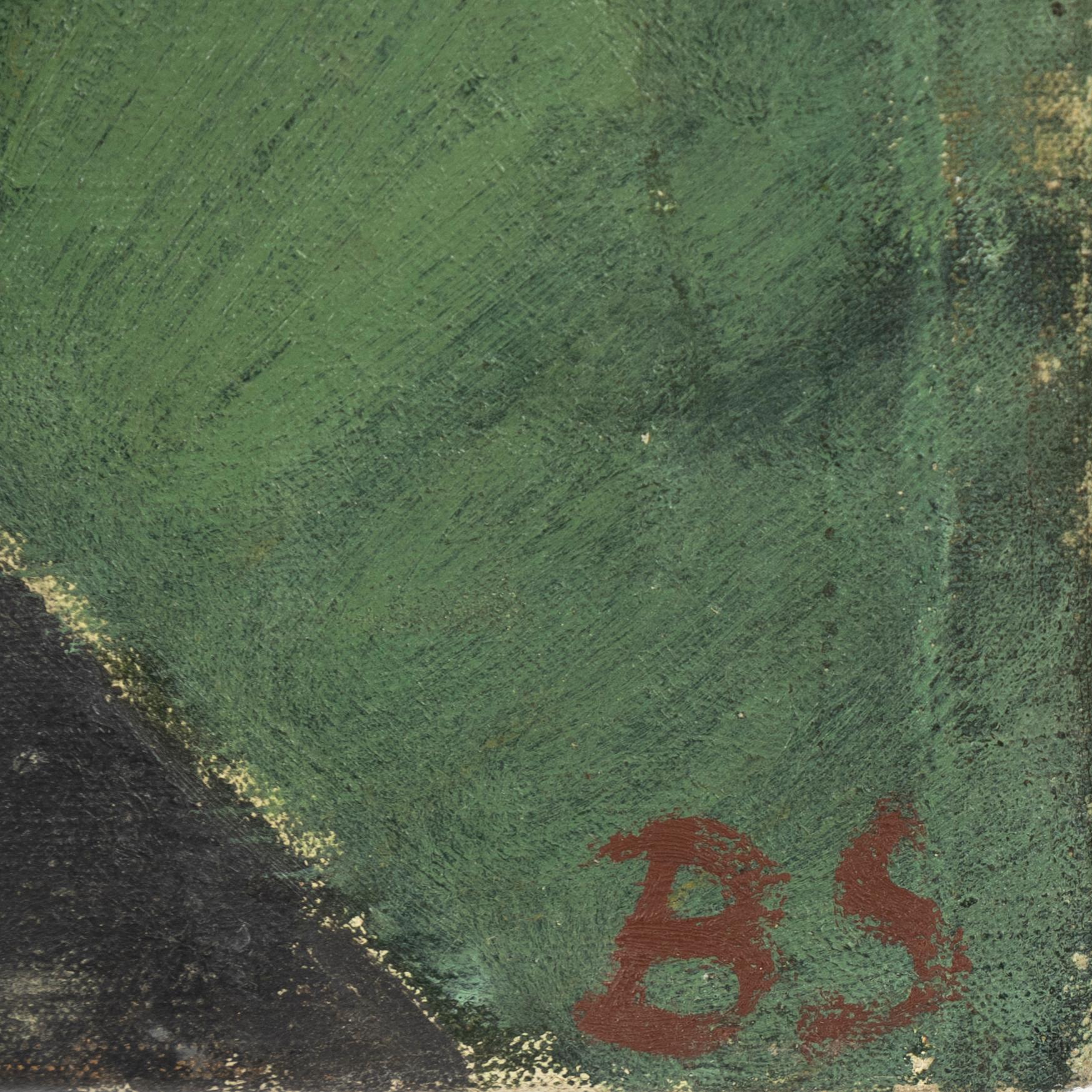 Birger Simonsson, oil on canvas, signed BS.