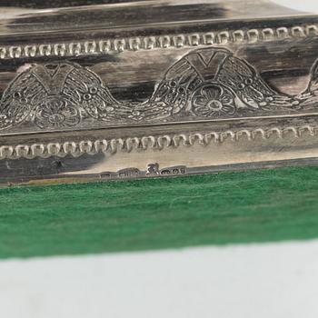 Candlesticks, a pair, sterling silver, import mark of International Bullion & Metal Brokers, London 1979.