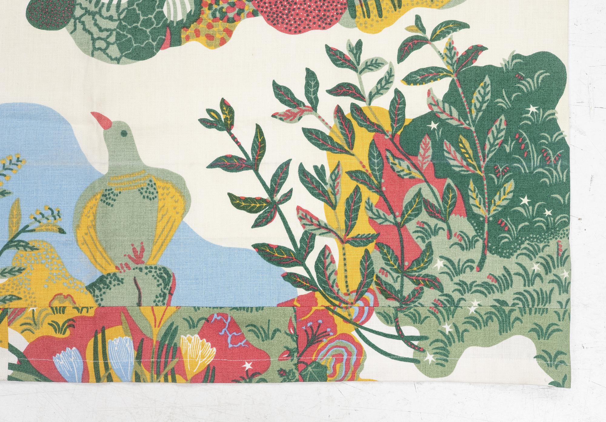 Josef Frank, gardin, "Anakreon", Firma Svenskt Tenn.