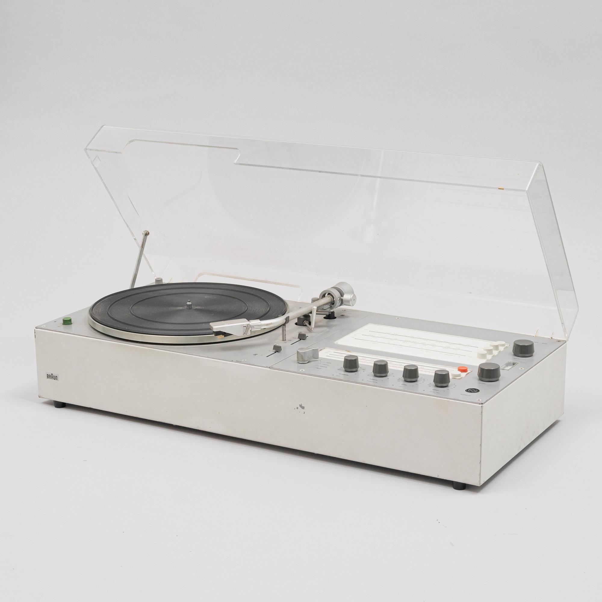 Dieter Rams, stereoutrustning, 5 delar, Braun, Tyskland 1970-tal.