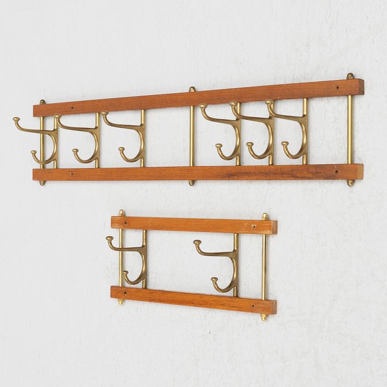 Two 'Decorative' coat hangers, Skoglunds metallgjuteri, Anderstorp, 1950s/60s.