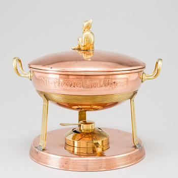 GLÖGGRYTA, koppar och mässing, 1900-talets första hälft.