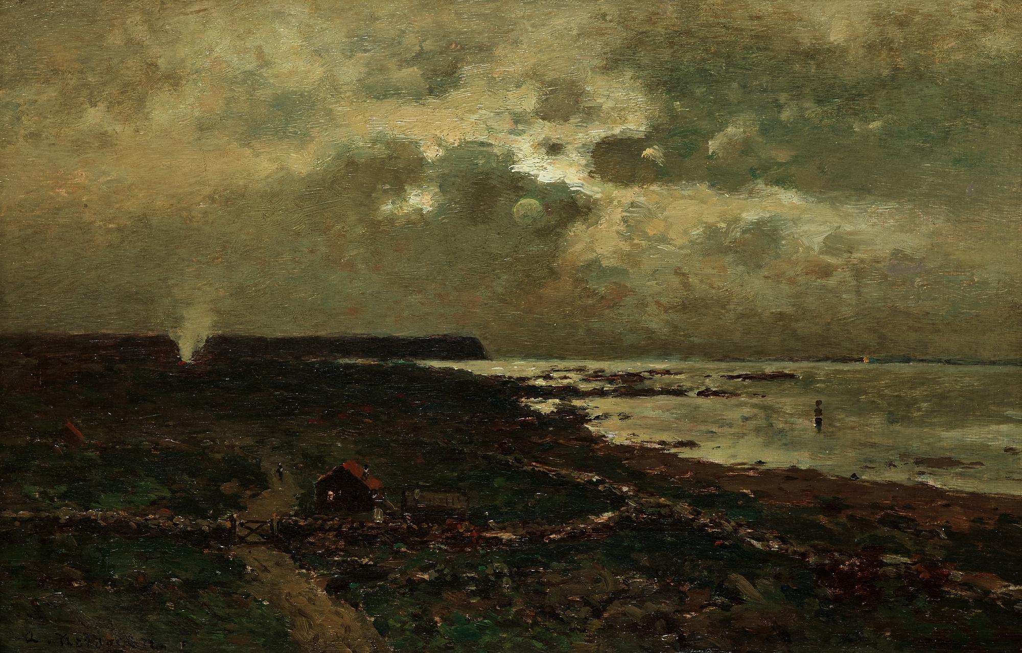 Axel Nordgren, Kustlandskap från Düsseldorf.