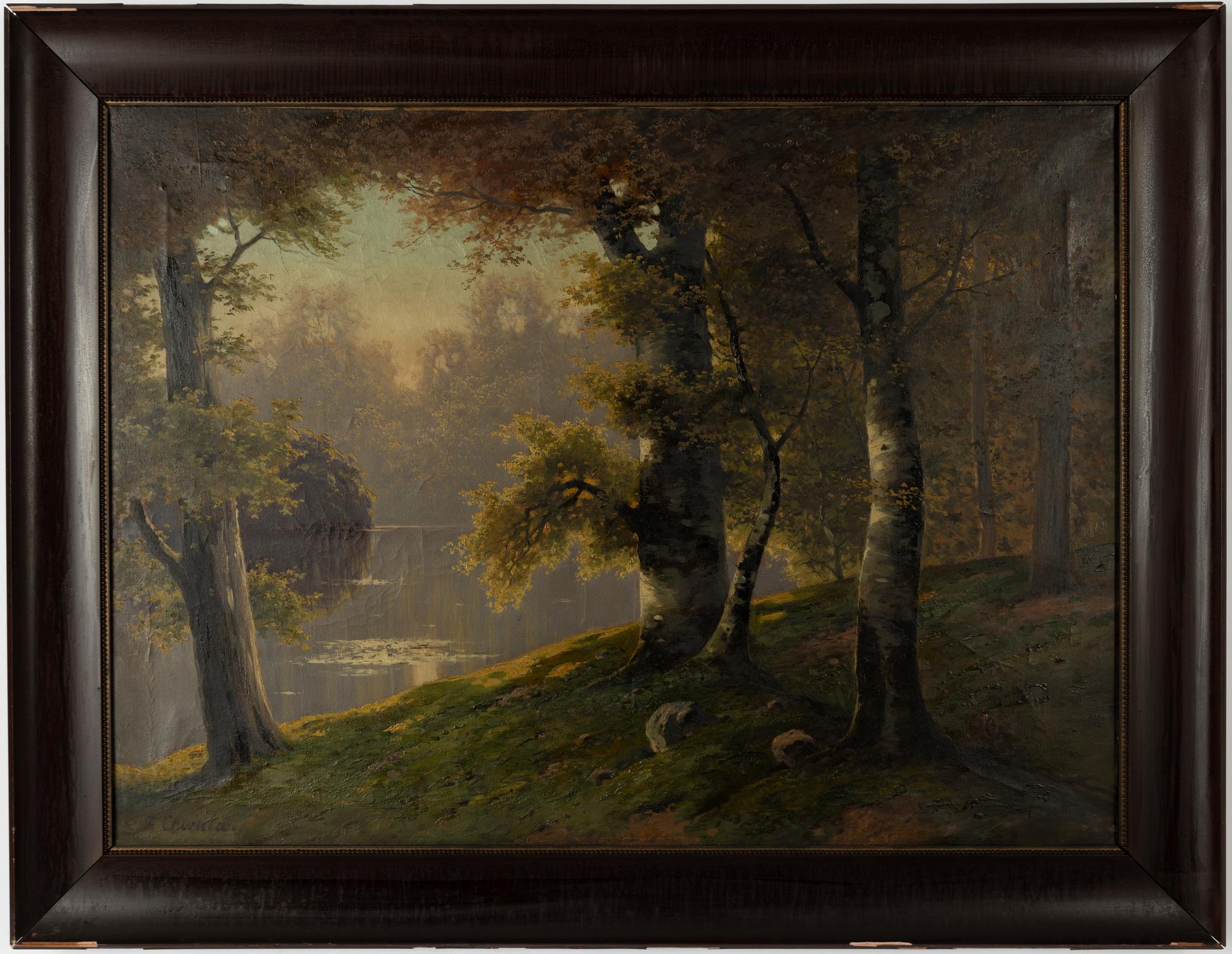 Fritz Chwala, Lake in the Alps.