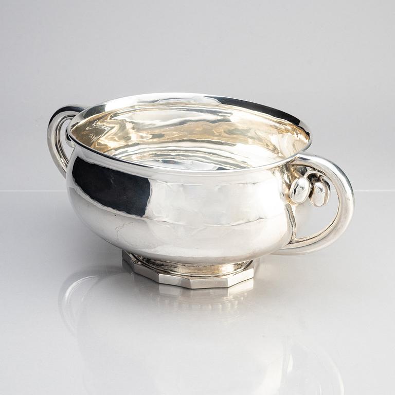 Georg Jensen, a sterling silver jardinière, Copenhagen 1925-32, design no  501.