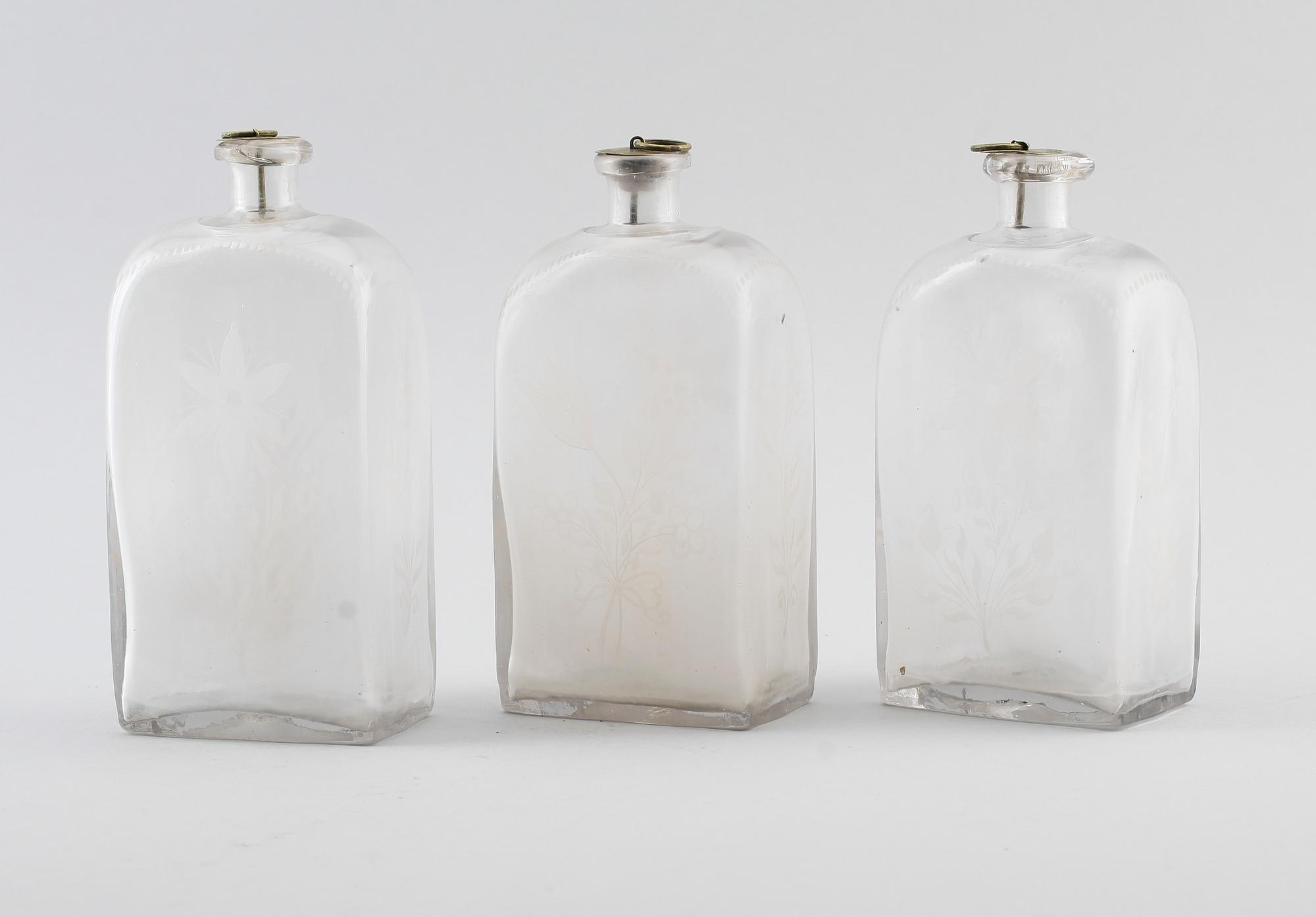 FLASKSCHATULL, 1800-talets mitt.