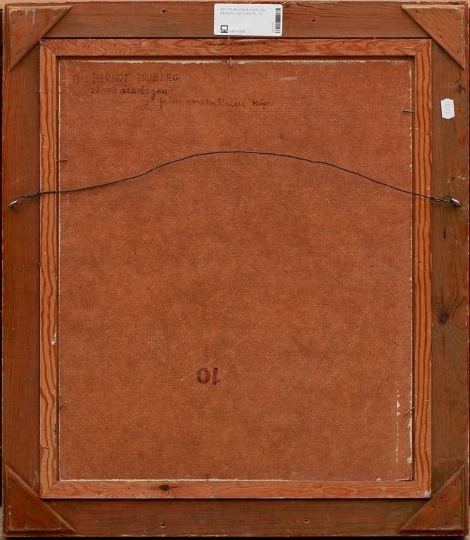 WILHELM KÅGE, olja på pannå, sign o dat 44.