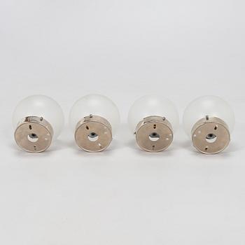 Ceiling lamps 4 pcs, model EA 11 Itsu, mid-20th century.