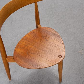 Hans J Wegner, a 'Hjertestolen' chair, Fritz Hansen, Denmark.