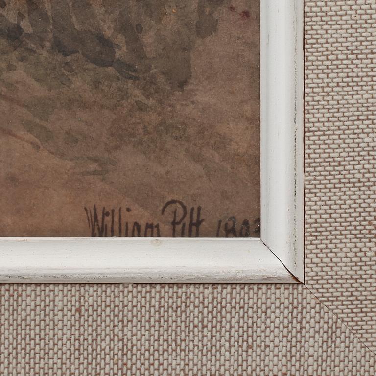 WILLIAM PITT, akvarell, sign o dat 1803 ?.