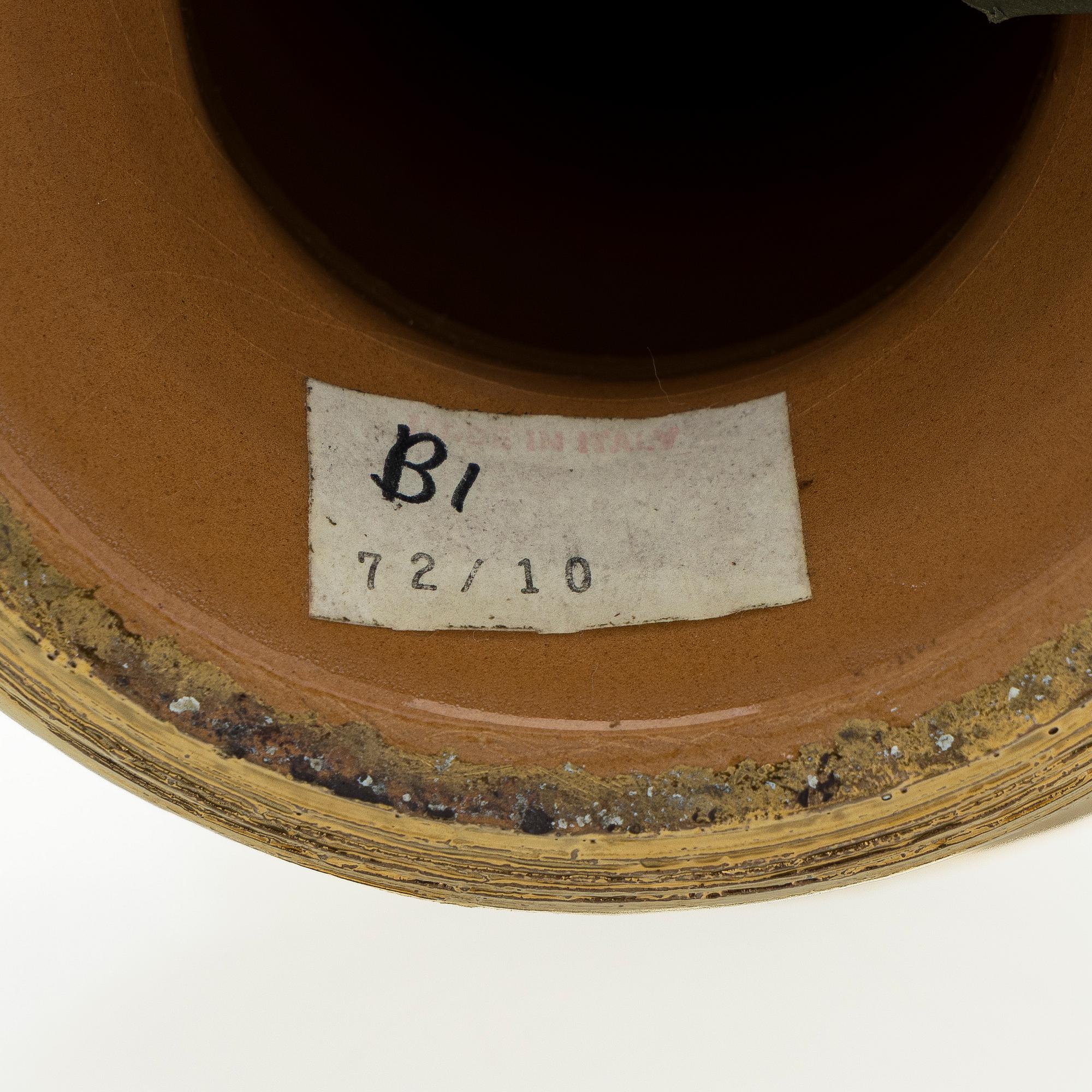 Bordslampor, 2 st, Bitossi, Italien, 1960/1970-tal.