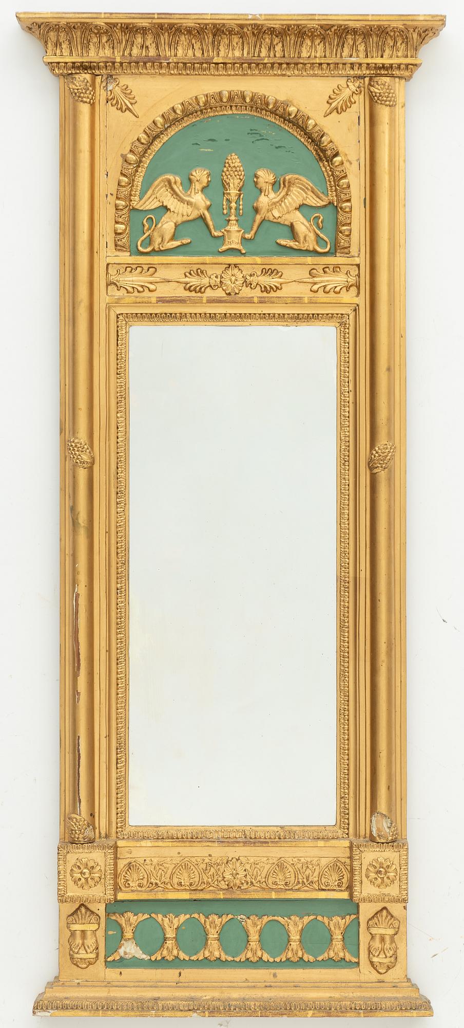 Empire, An Empire mirror, first half of the 19th century.