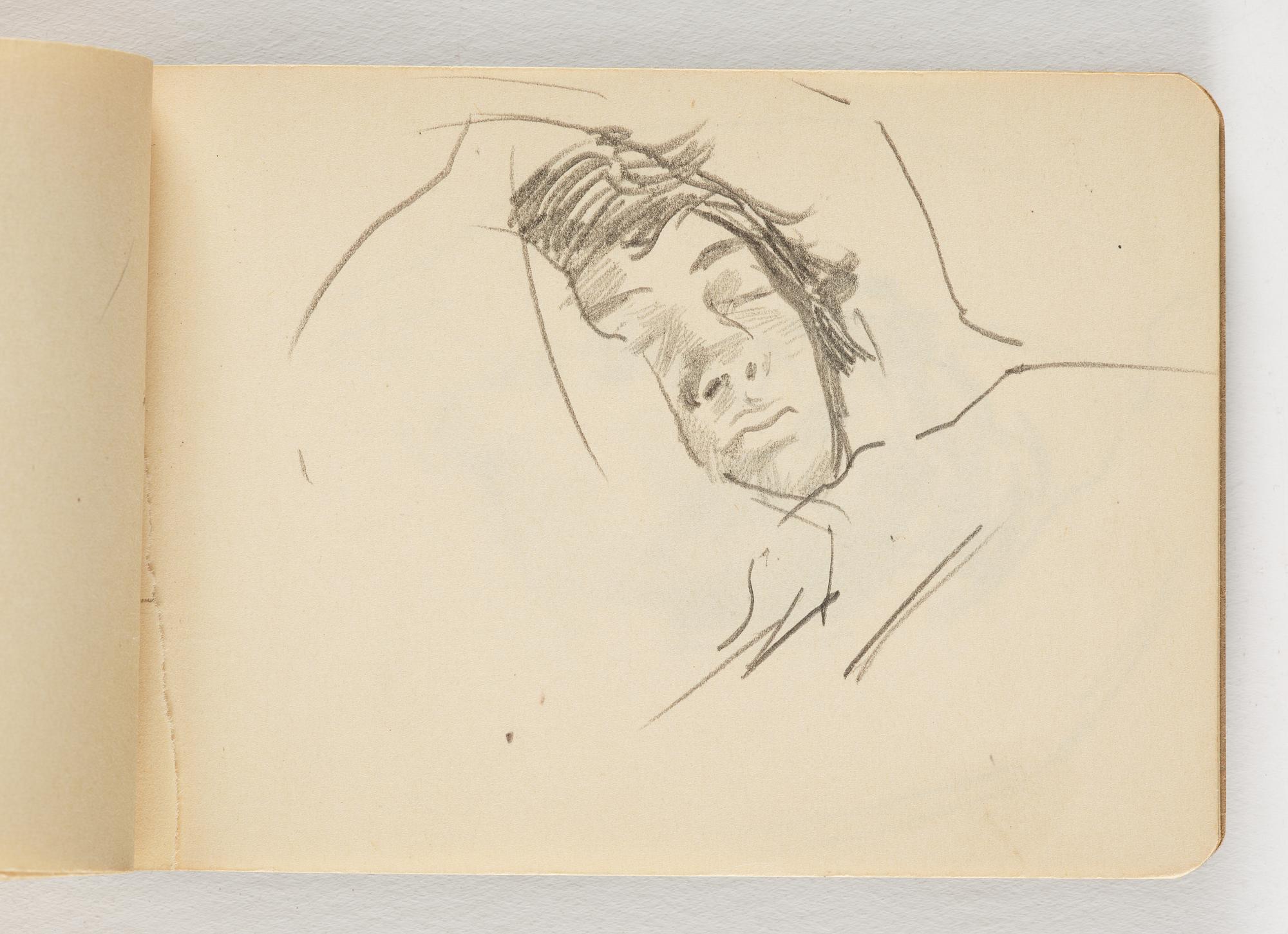 Lotte Laserstein, 10 små skissblock med teckningar.