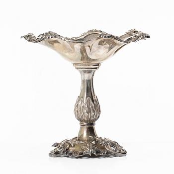 Gustaf Möllenborg, Feron, bowl on foot, silver, Stockholm, 1986.