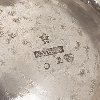 A silver beaker, mark of Anders Ahlin, Enköping 1796.