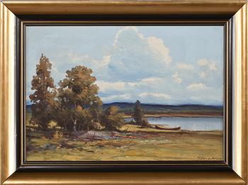 ARTHUR HEICKELL, olja på duk, signerad.