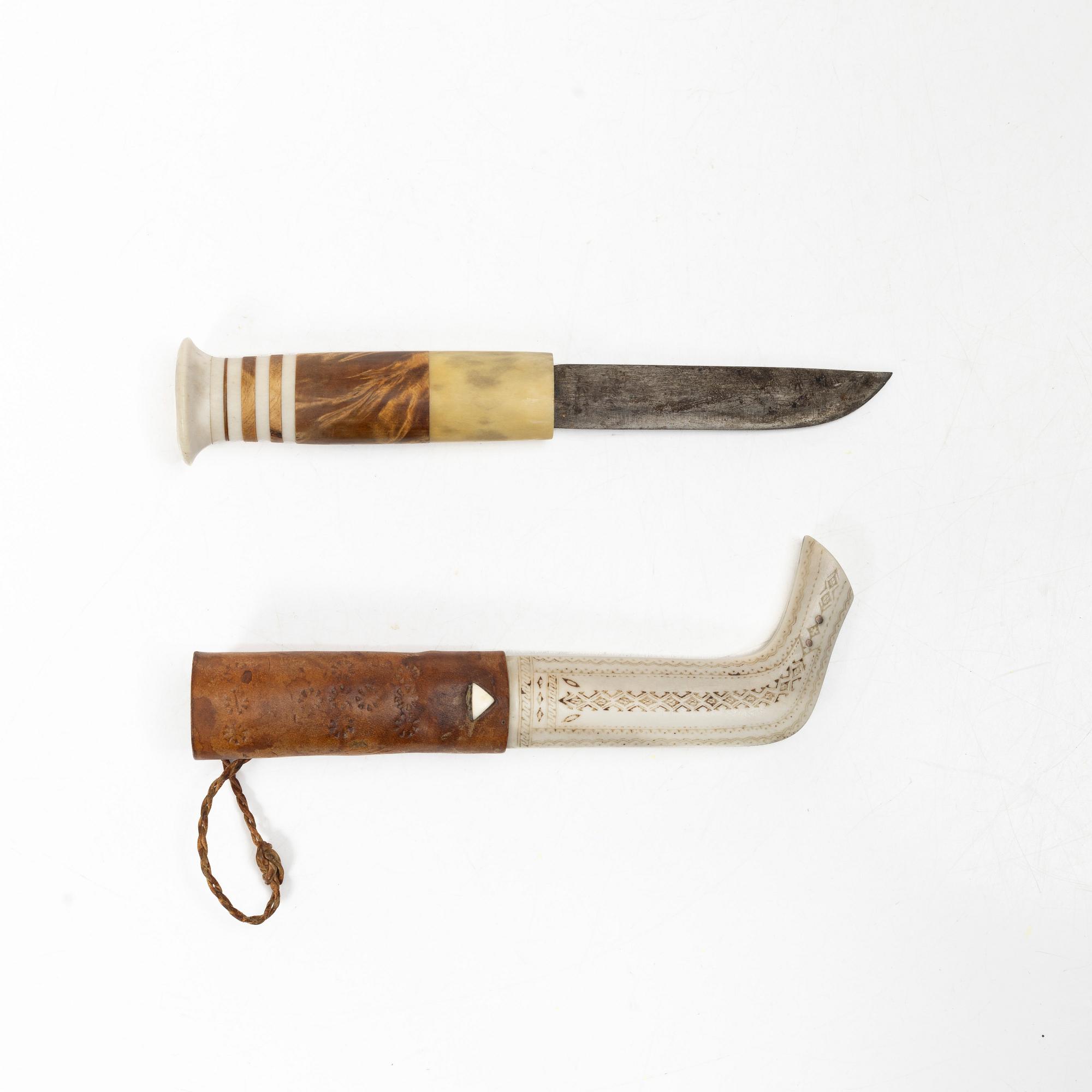 Per Sunna, a half-antler knife, Ärosjokk.