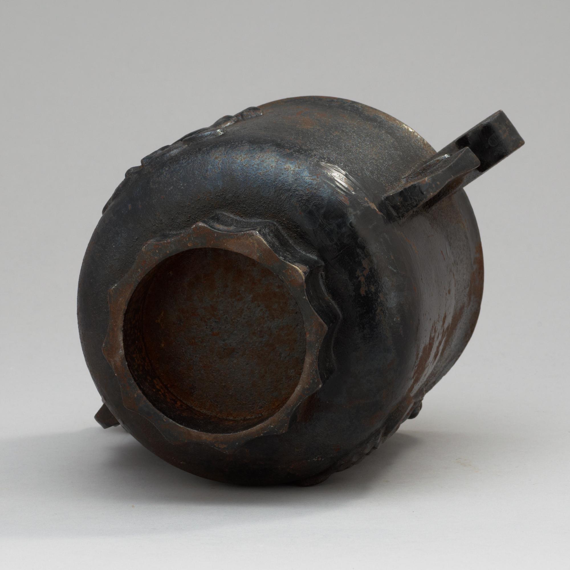 A cast iron garden urn, Sweden 1920's,
