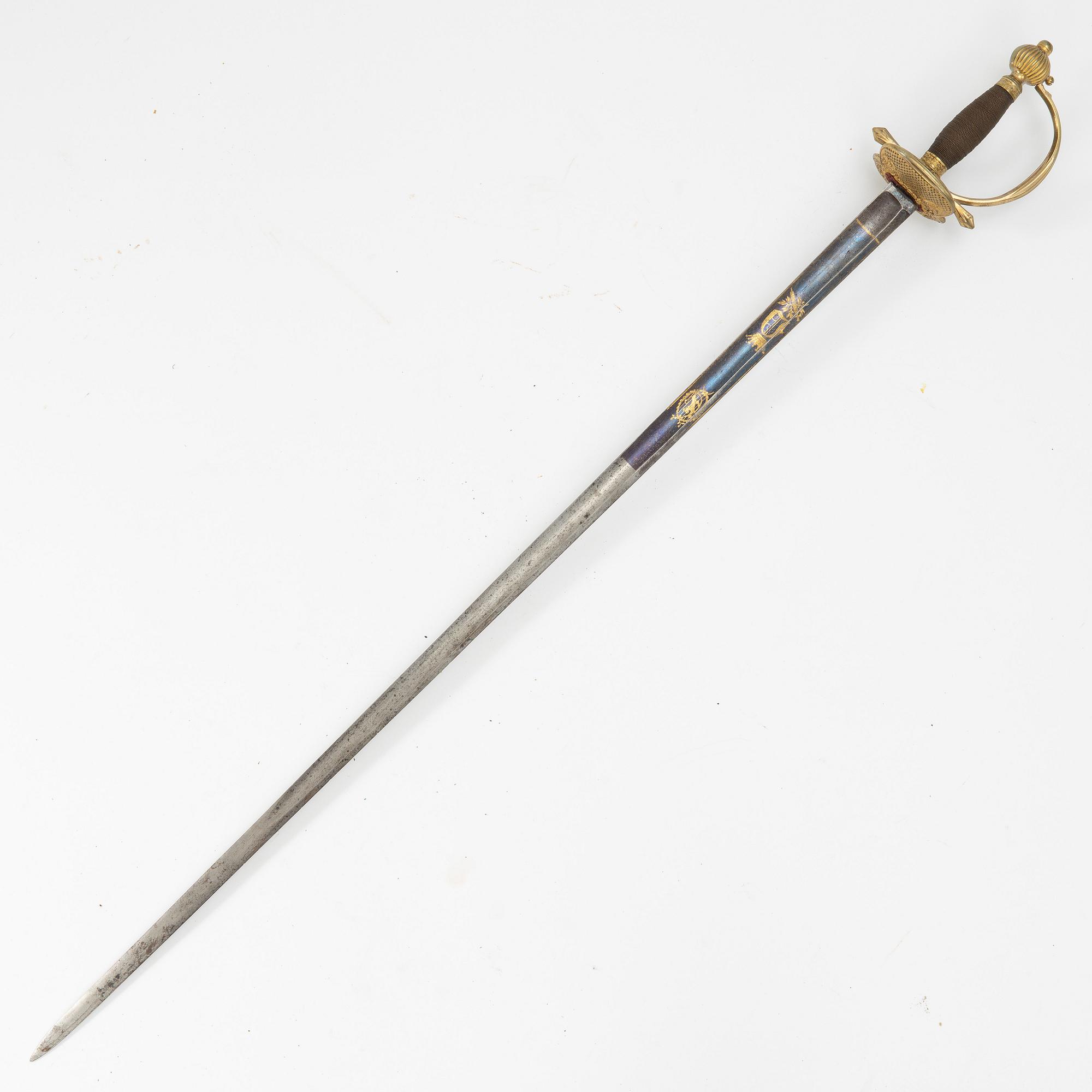 A Swedish infantry officers's sword, 1820s/30s.