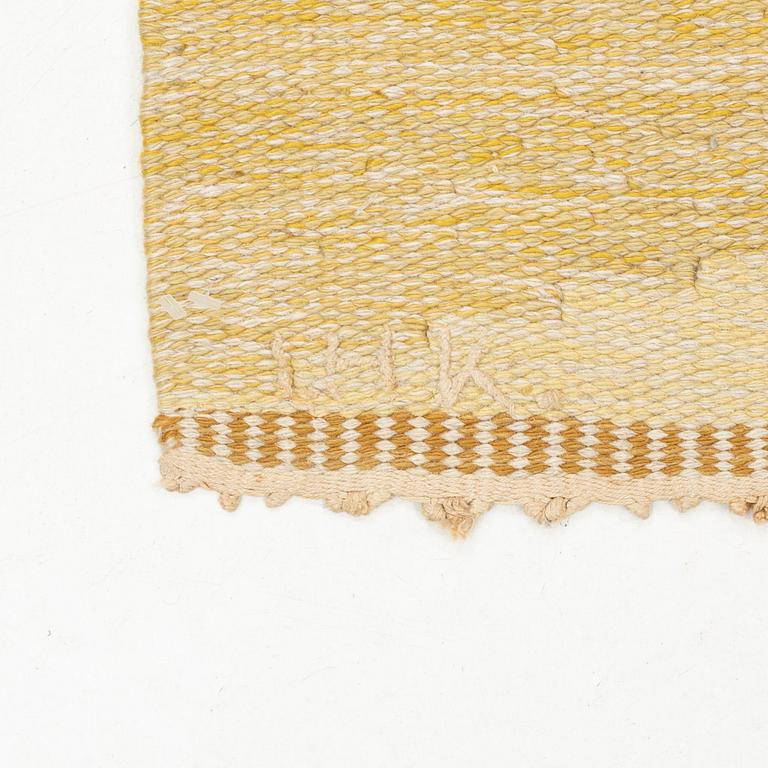 Ingrid Hellman-Knafve, a carpet, flat weave and tapestry weave, ca 265 x 167 cm, signed IHK.