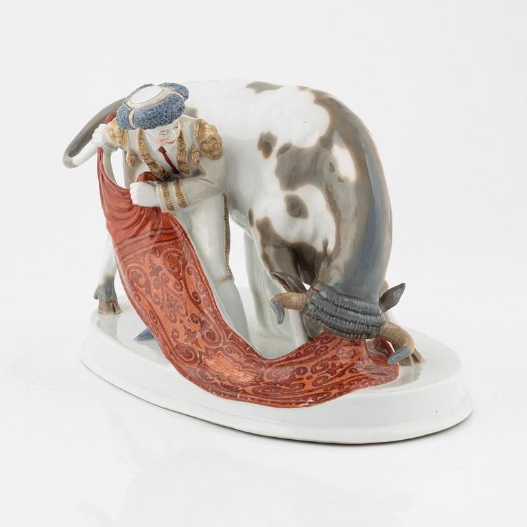 Figurin, porslin, Meissen, 1900-talets första hälft.