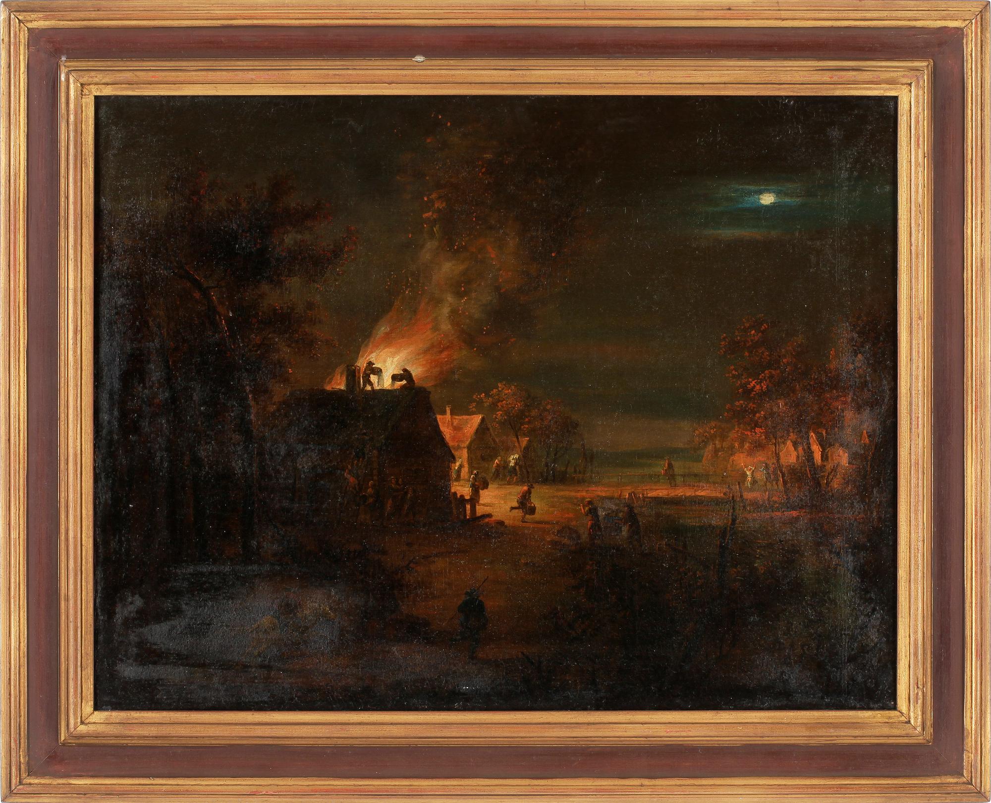 PEHR HILLESTRÖM, hans art, olja på duk, osign.