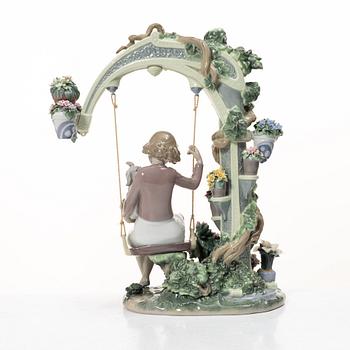 Juan Carlos Ferri Herrero, figurine, "Swing into Spring", Lladró, Spain, 2007 - 2011.