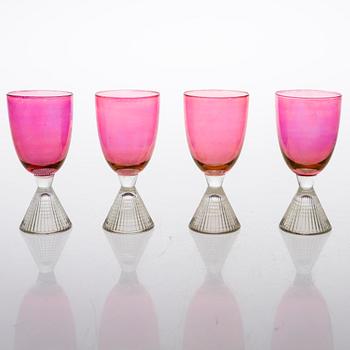 TAPIO WIRKKALA, A set of 'Briljant' glasses, totally 22, latter half of the 20th Century.