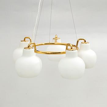 Vilhelm Lauritzen, Ceiling lamp, "VL Ring Crown 5", Louis Poulsen, Denmark.