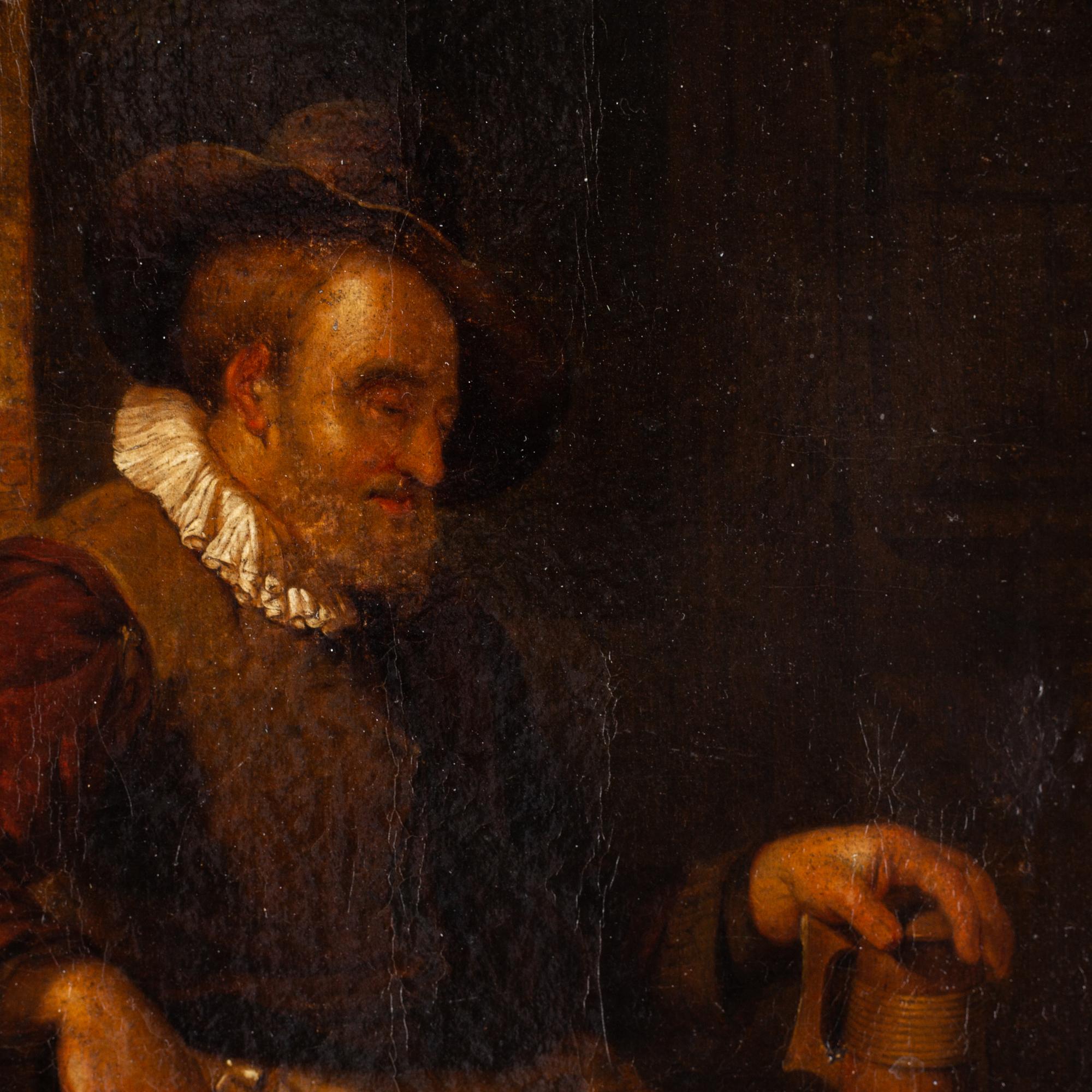 Quiringh Gerritsz van Brekelenkam, circle of, oil on canvas.