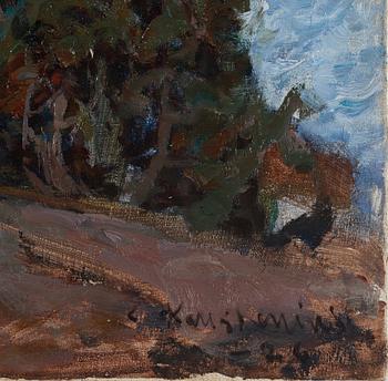 Gottfrid Kallstenius, Skärgårdslandskap med tallar.