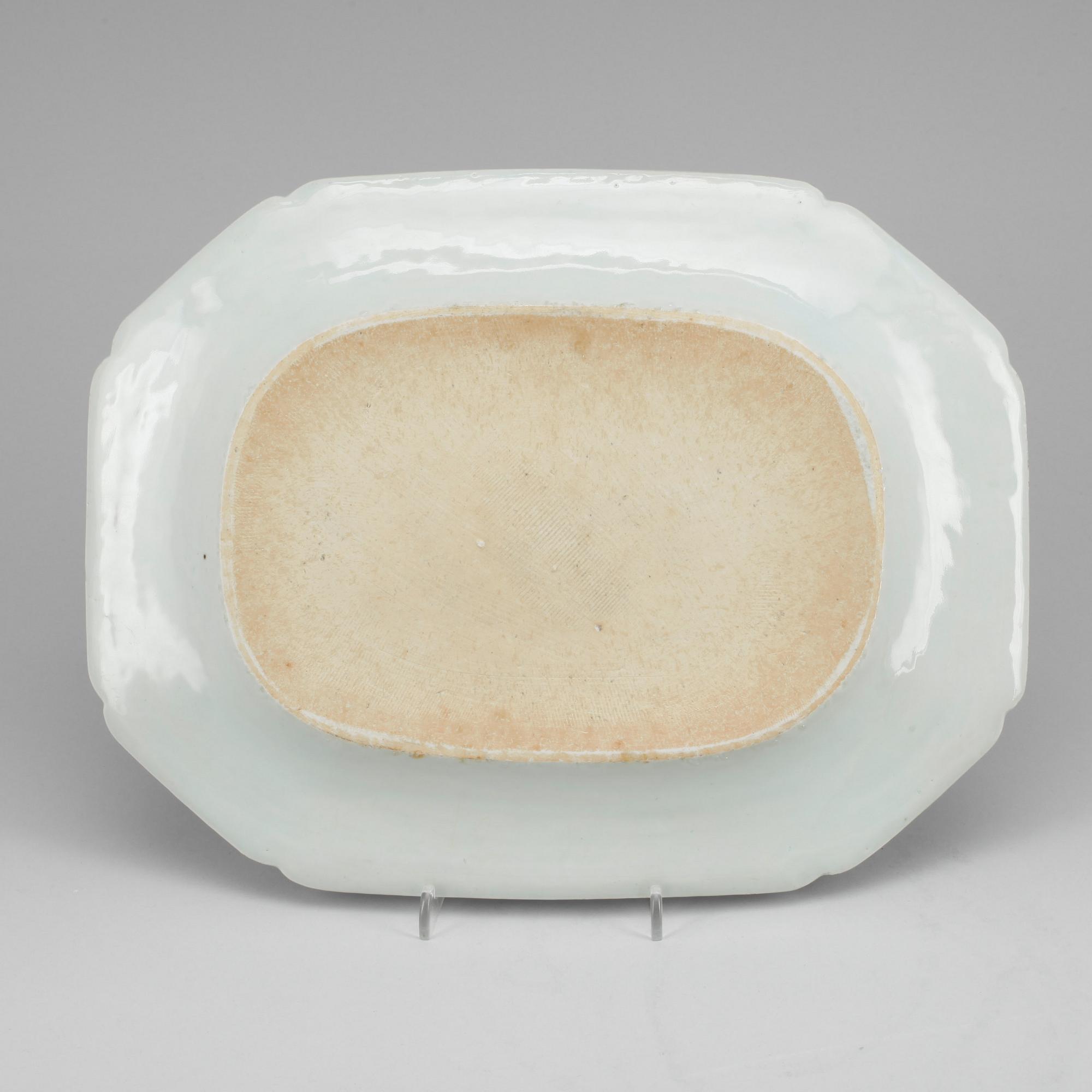 STEKFAT, porslin, Kina, Qianlong, 1700-tal.