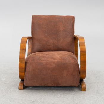 Fåtölj, art deco, 1900-talets mitt.