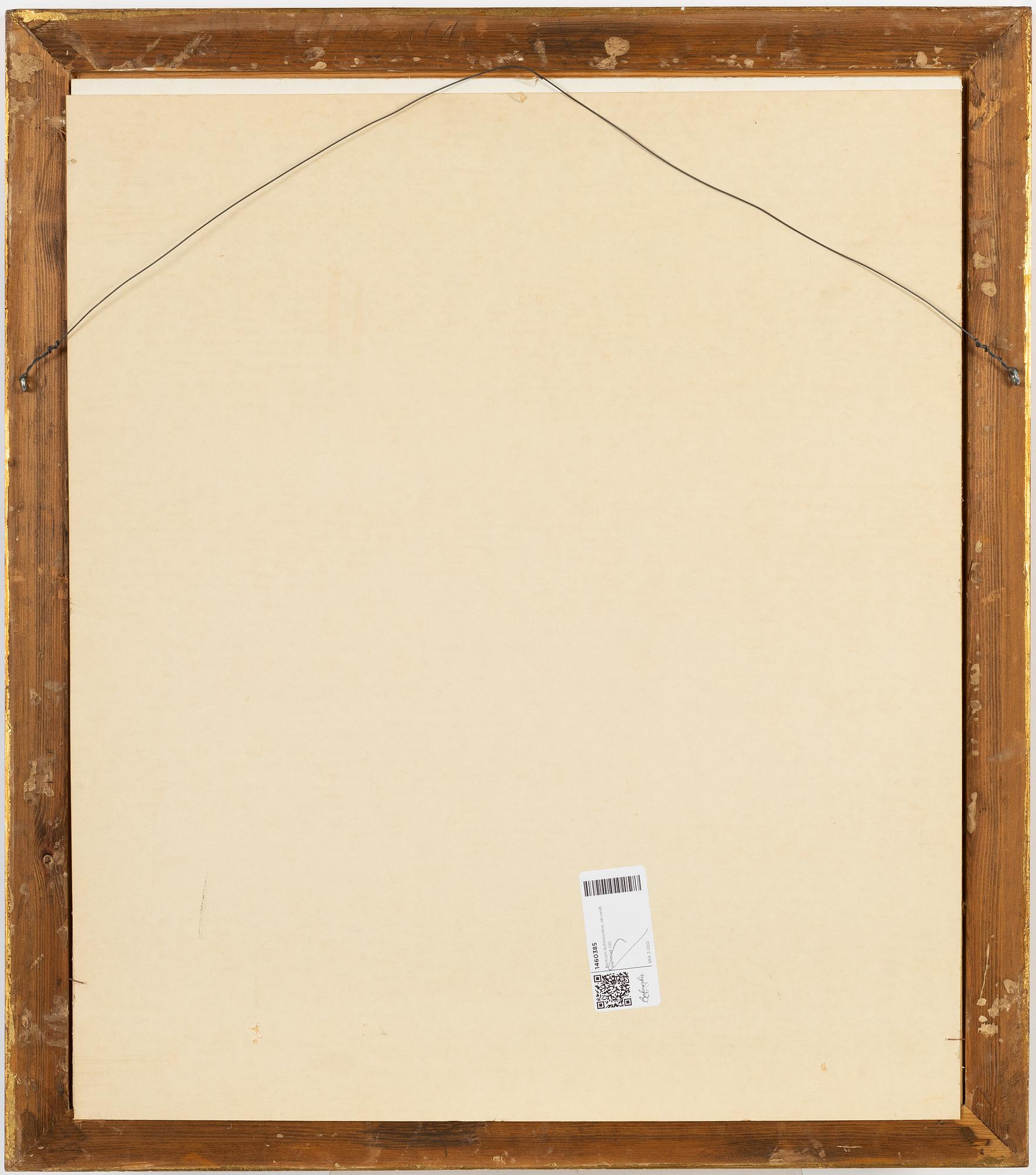 Bertram Schmiterlöw, watercolour, signed.