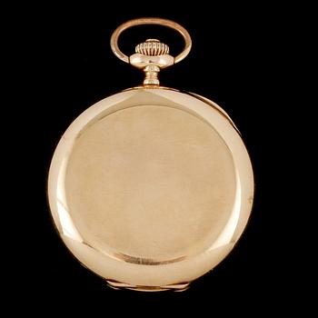 FICKUR, 2 st, 14k guld, 1900-talets första hälft. Total vikt 128 g.