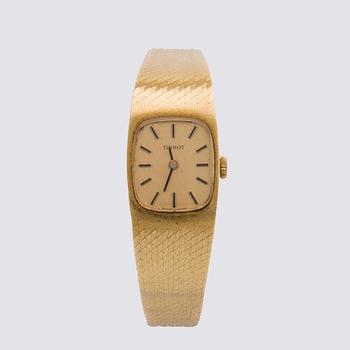 LADIES WRISTWATCH, Tissot, 18K gold, manual, 18 mm.