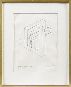 Oscar Reutersvärd · OSCAR REUTERSVÄRD, drawing, signed.