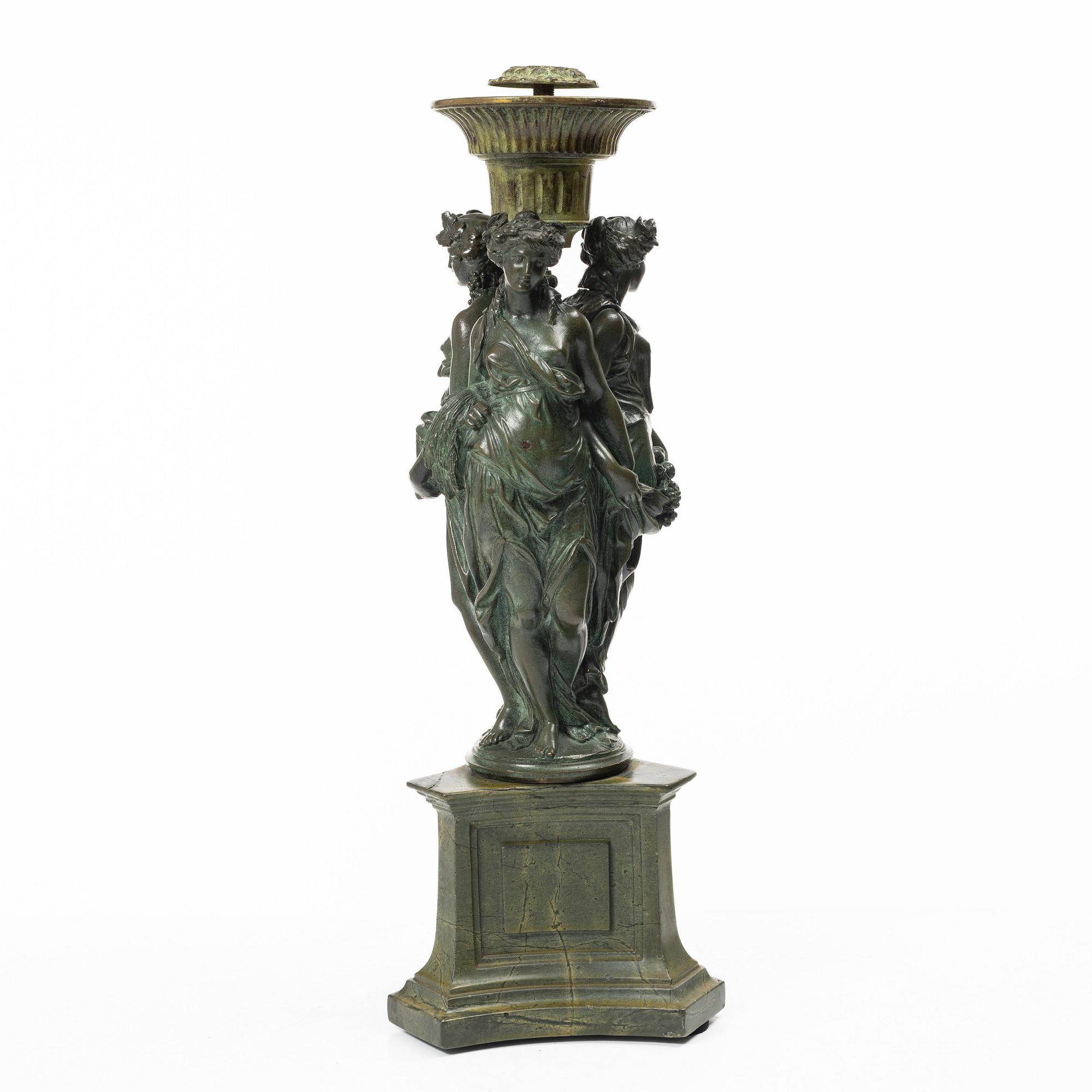 A table ornament, late 19th century.