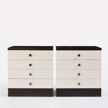 Ico Parisi, sidobord, ett par, modellserie "540", Fratelli Longhi, italien, 1960-70-tal.