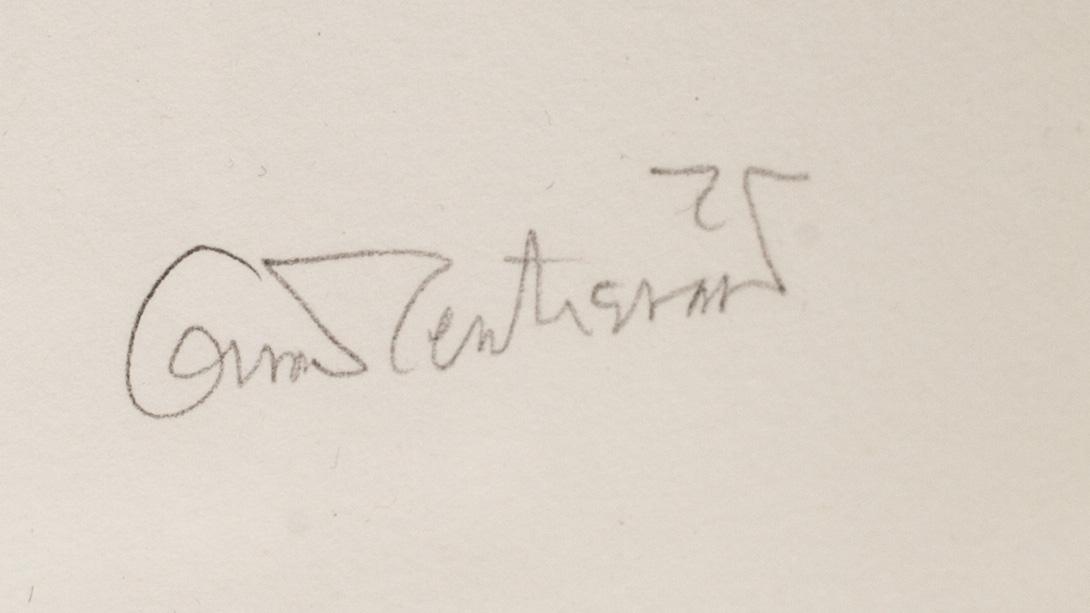 OSCAR REUTERSVÄRD, färglitografier, 2 st, signerade och numrerade 43/250 resp 37/250.