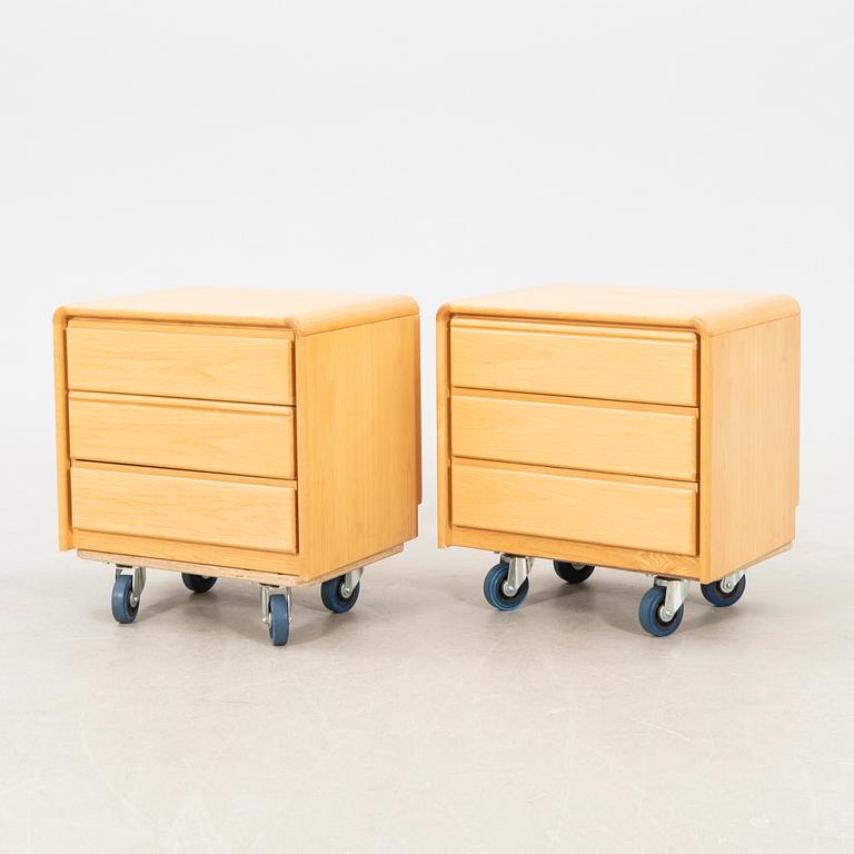 Bedroom furniture set, 4 pieces, late 20th century.